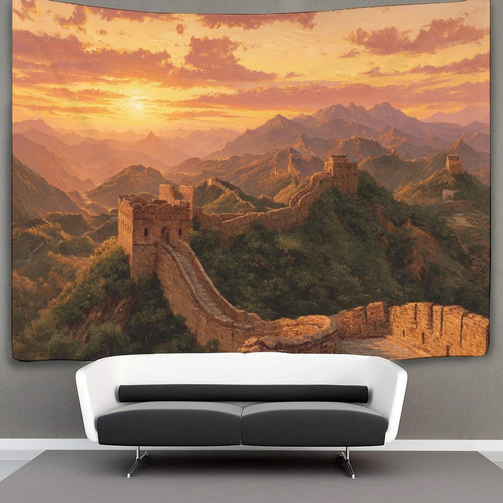 Kaiyun The Great Wall Of China Tapestry, Art Wall Hanging Decoration For Living Room Bedroom & Dorm 100Cmx150cm