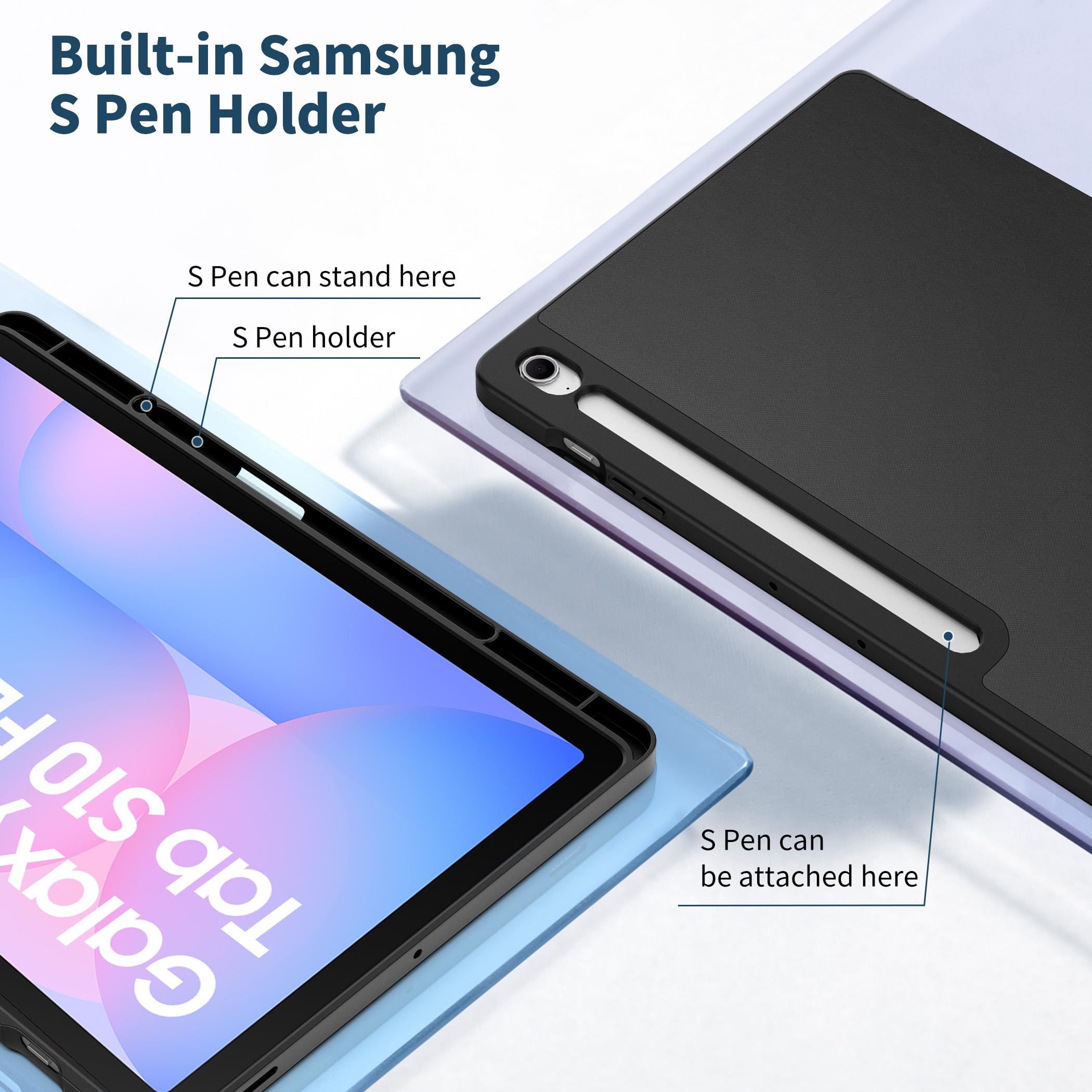 EasyAcc Case for Samsung Galaxy Tab S10 FE+/ S10 FE Plus (NOT for