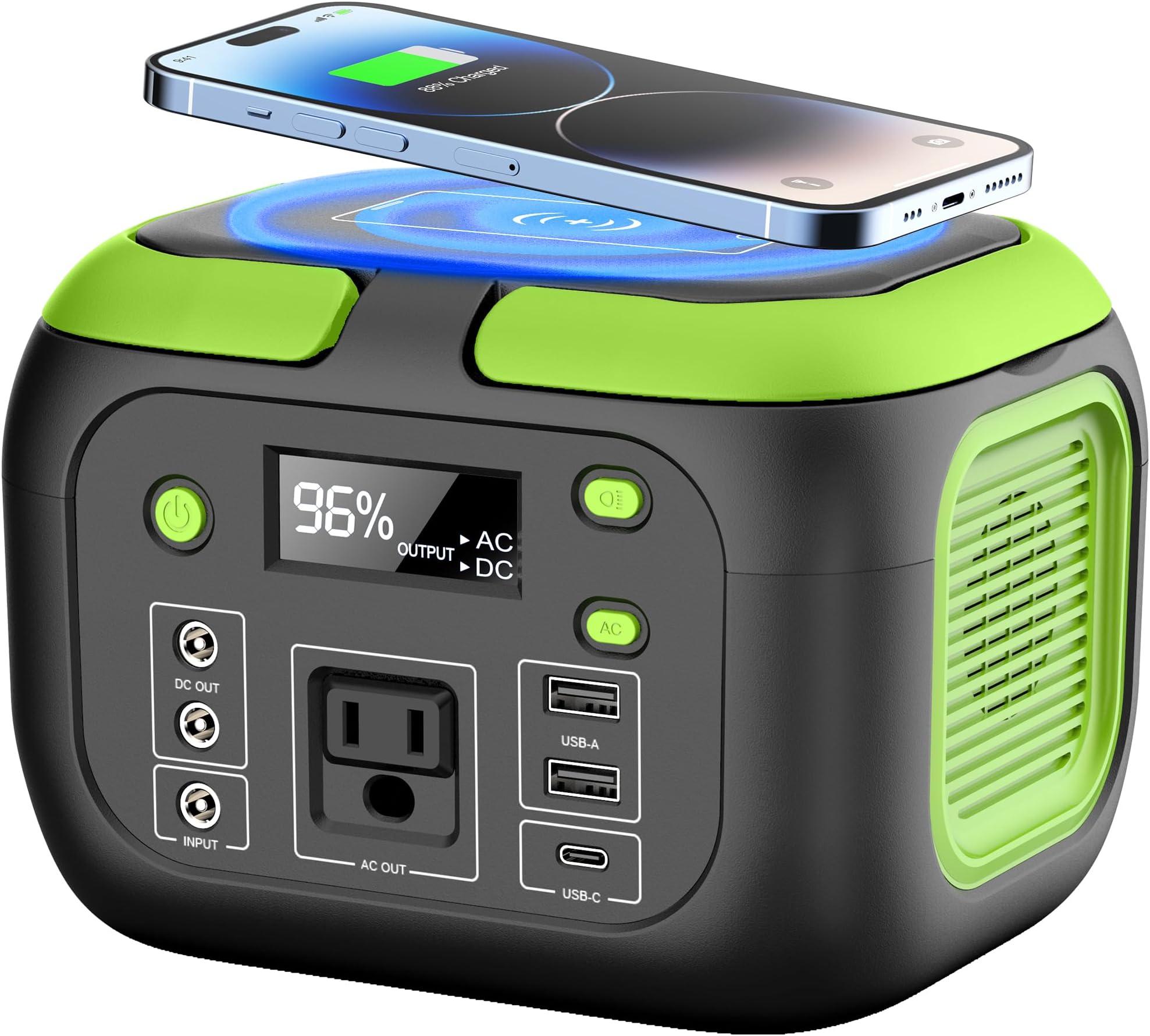 SinKeu 200W Portable Power Station, 42000mAh Solar Generator with 110V AC Outlet, DC, USB C, USB QC3.0, 155Wh Backup Battery Pack Power Supply for Camping Essential Road Trip Home Outdoor Emergency