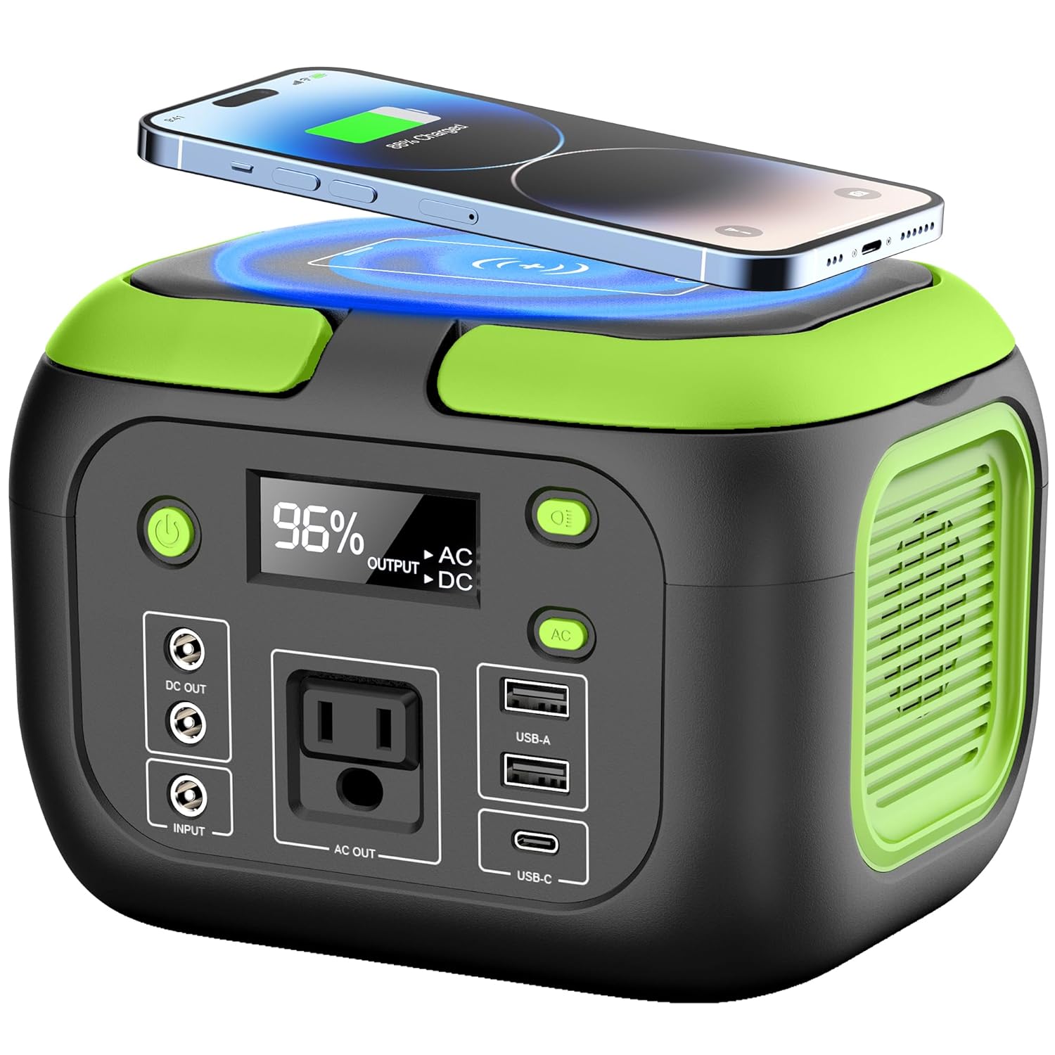 200W Portable Power Station SinKeu 42000mAh Solar Generator With 110V AC Outlet DC USB C USB QC3 0