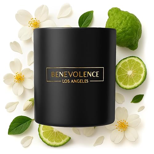 Benevolence LA Bergamot & Jasmine Christmas Scented Candles | Soy