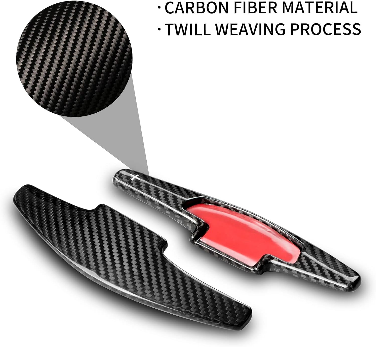 T-carbon Paddle Shifters Extension fits for Acura,Real Carbon Fiber Shift Paddle Compatible with Honda Accord Sport,Civic CR-V TLX Paddle Shifters Extensions Accessories