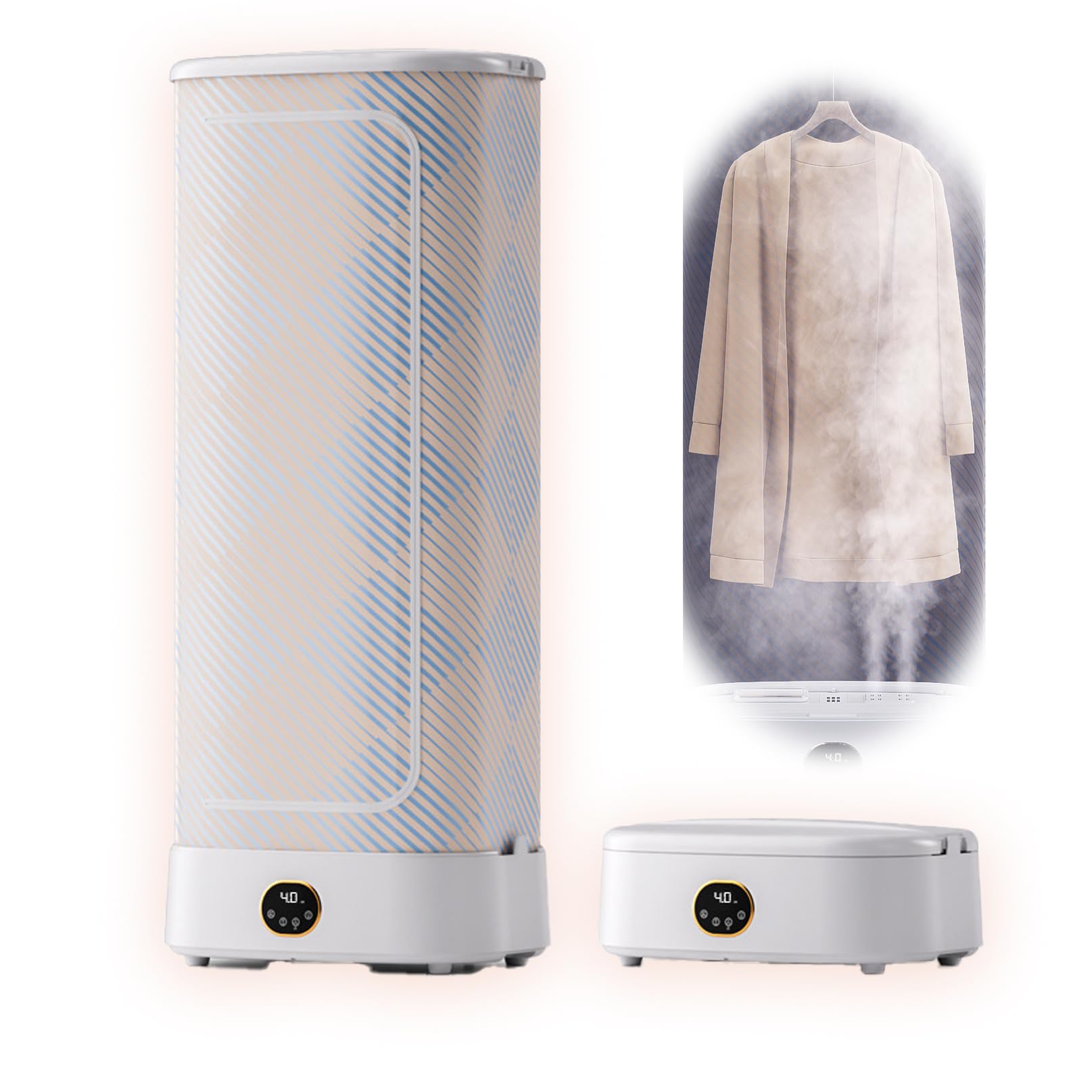 Armario De Planchado AutomáTico 1000w MáQuina AutomáTica Para Planchar Y Doblar,Cuidado A Vapor,Para Planchar Ropa Y Quitar Arrugas,Tendedero Plegable Ropa Y Telas(Modelo EstáNdar)