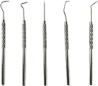 Vista 7 de 4 piezas de púas de acero inoxidable sondas de cera y arcilla herramientas para esculpir