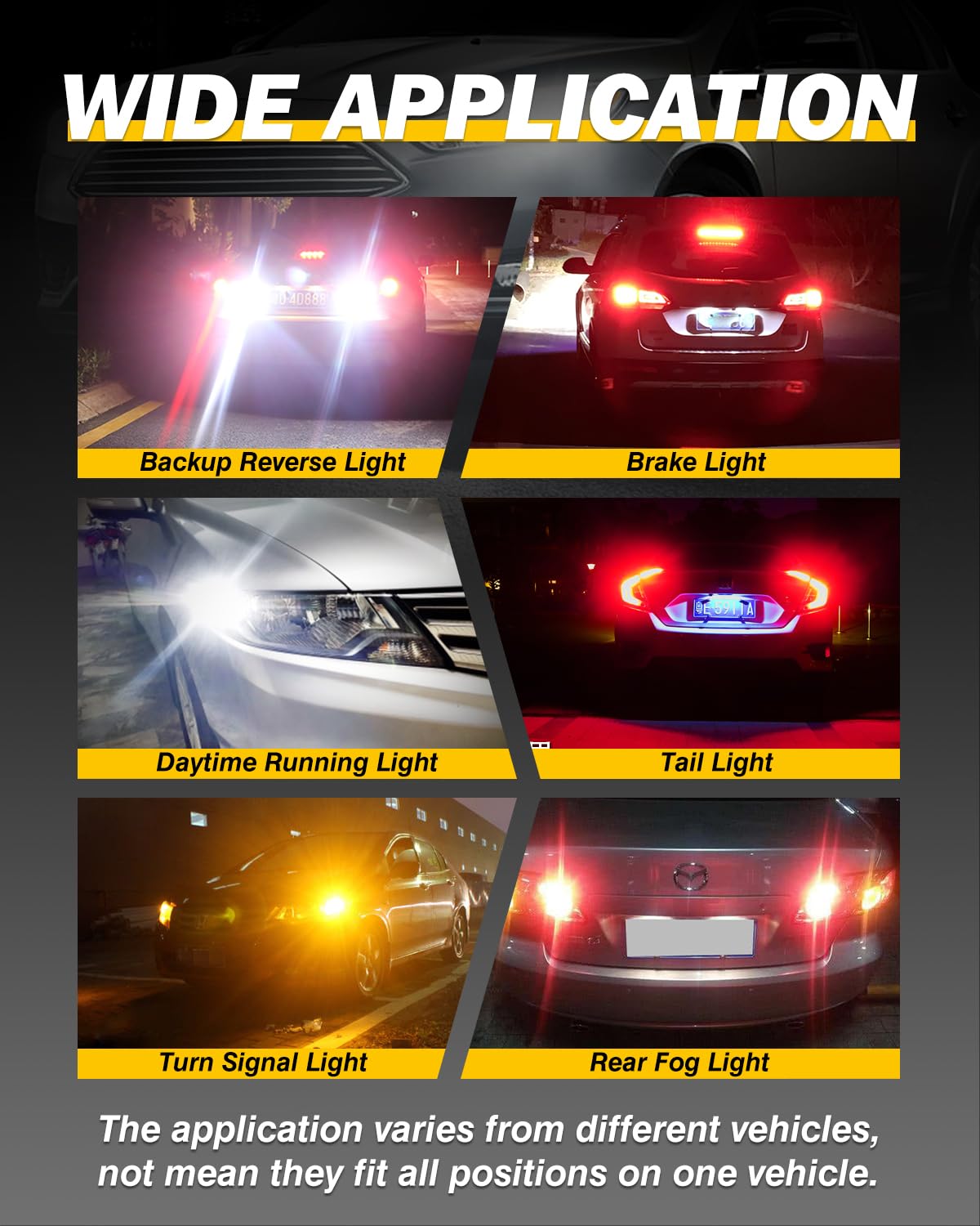 P21/5W 1157 BAY15D Lampadine LED 100% Canbus Sensa Errore 12V Super Luminoso 6500K Bianco 2057 2357 Luci Sostitutive Auto per Luce di Retromarcia Freno, Luci Marcia Diurna, Luce di Svolta, 2 Pezzi