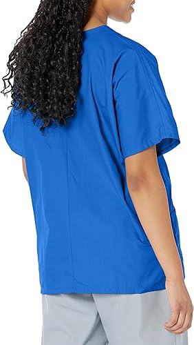 Miniatura 2 de Cherokee Camiseta médica para mujer, cuello en V, ajuste tradicional con manga Dolman y tela resistente a la decoloración, 4700