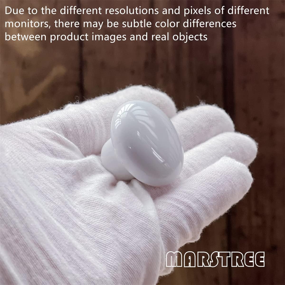 10 Pack White Ceramic Cabinet Knobs Vintage Round Drawer Cupboard Dresser Wardrobe Closet Door Knobs Pull Handles Kitchen Cabinet Knobs with Long Short Screws