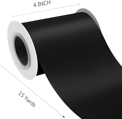 Miniatura 637 de Cinta de satén rosa polvoriento de doble cara de 1/4 pulgadas x 50 yardas, cintas de poliéster polvorientas para envolver regalos, cinta de tela