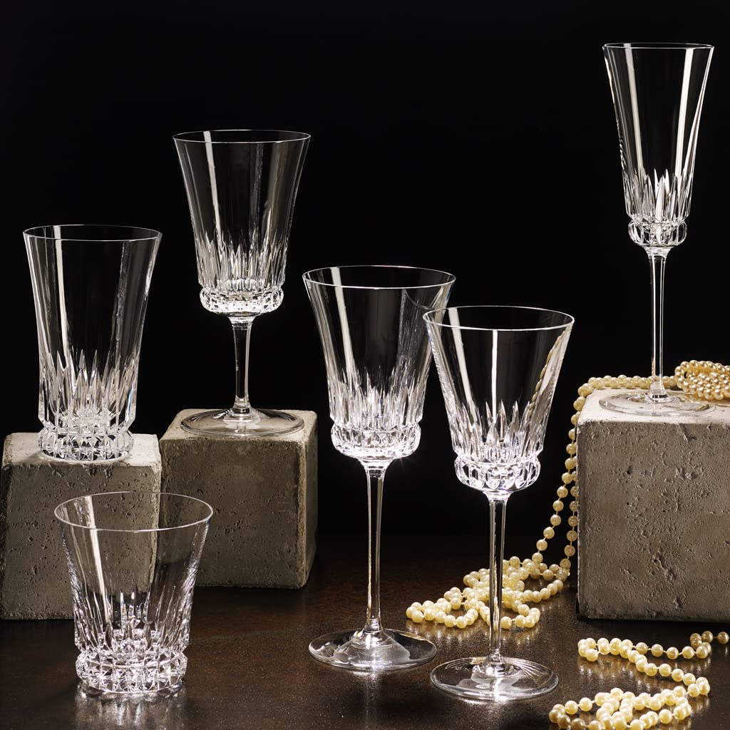 Villeroy & Boch Grand Royal Set di Calici da Acqua, Bicchieri da Acqua da 250 ml, in Cristallo, Trasparenti, Lavabili in Lavastoviglie