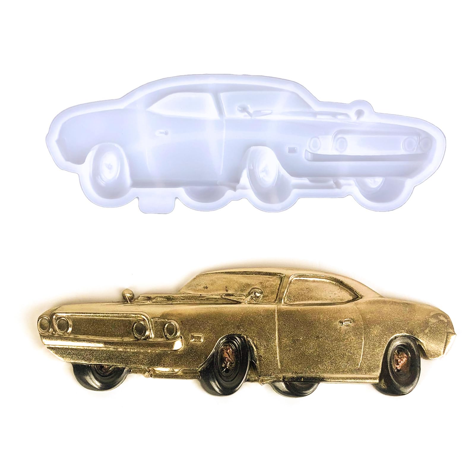 Wehous Vintage Car Resin Mold Car Shaped Silicone Mold 3D Silicone Molds for Epoxy Resin Casting Vehicle Silicone Molds for Fondant Chocolate Cake Wall Hanging Decor Unique Cool Art Craft Making