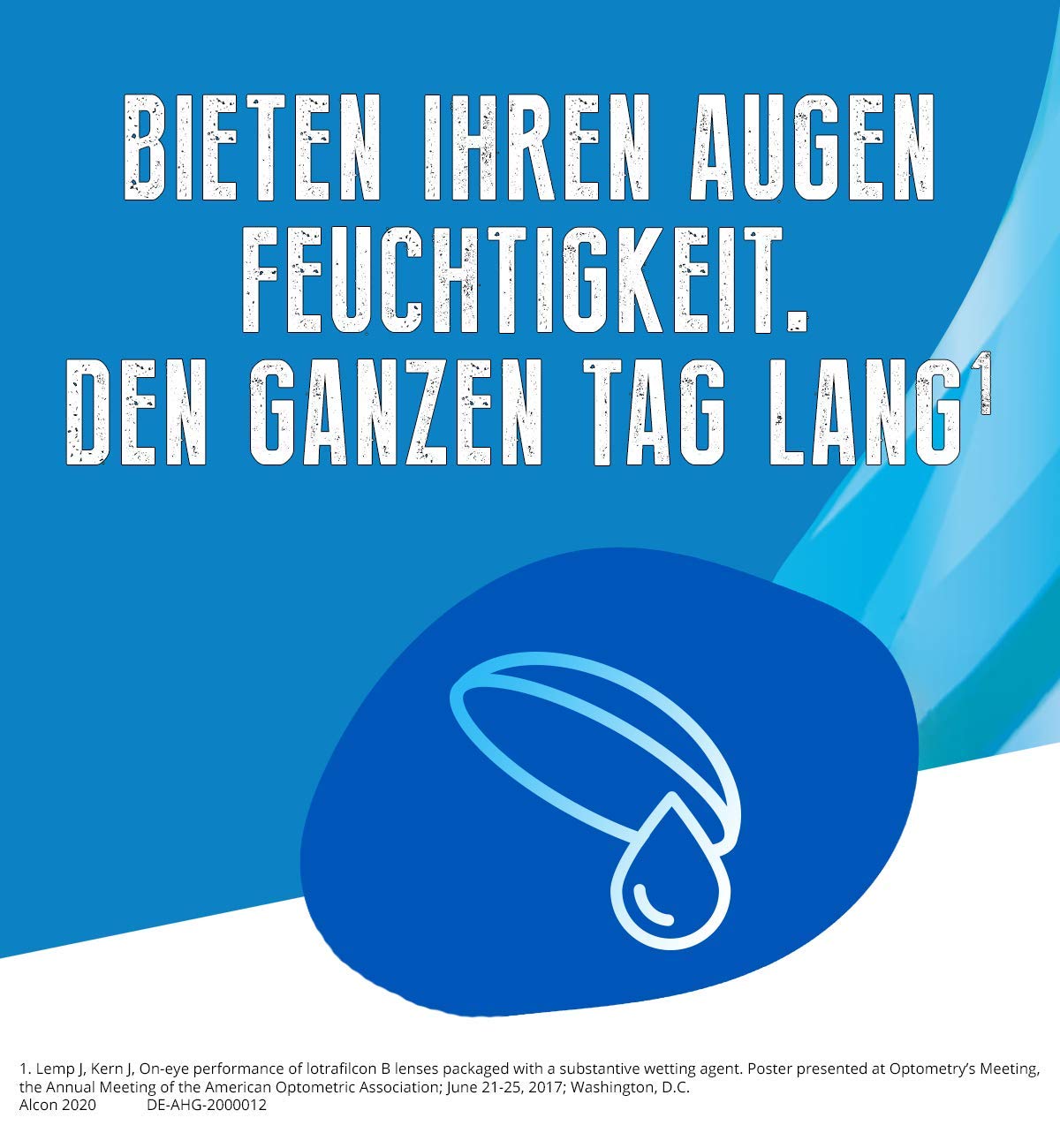Air Optix Plus Hydraglyde do Astygmatyzmu Miesięczne soczewki Miękkie, 6 Sztuk/BC 8,7 mm/Slide 14.5 mm/CYL -2.25 / Oś 180 / +4.75 Diopters