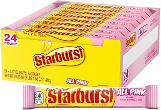 Sponsored Ad - STARBURST All Pink Fruit Chews Candy Bulk Pack, 2.07 oz (Pack of 24)