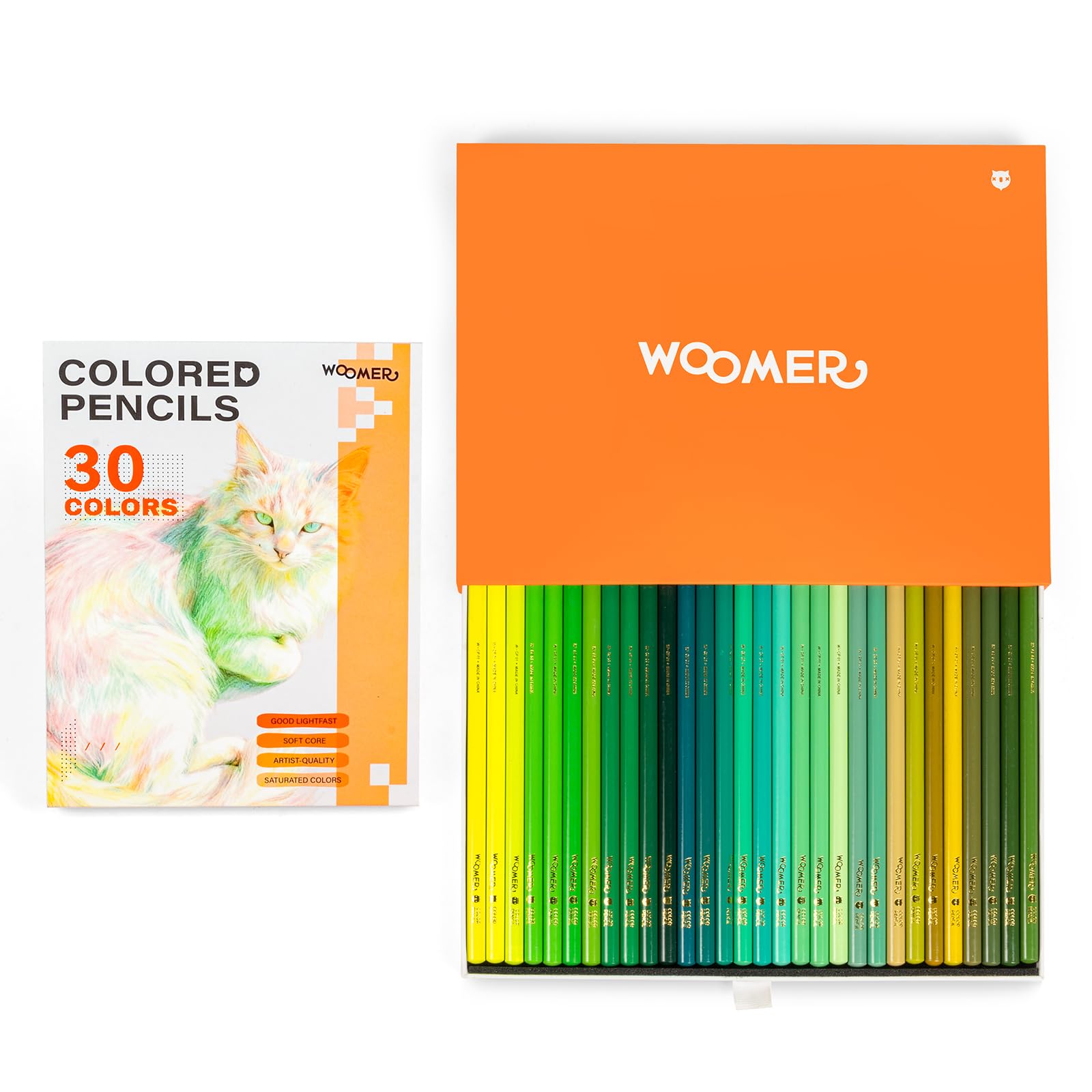 Amazon | Woomer プレミアム色鉛筆セット、プロフェッショナルアート