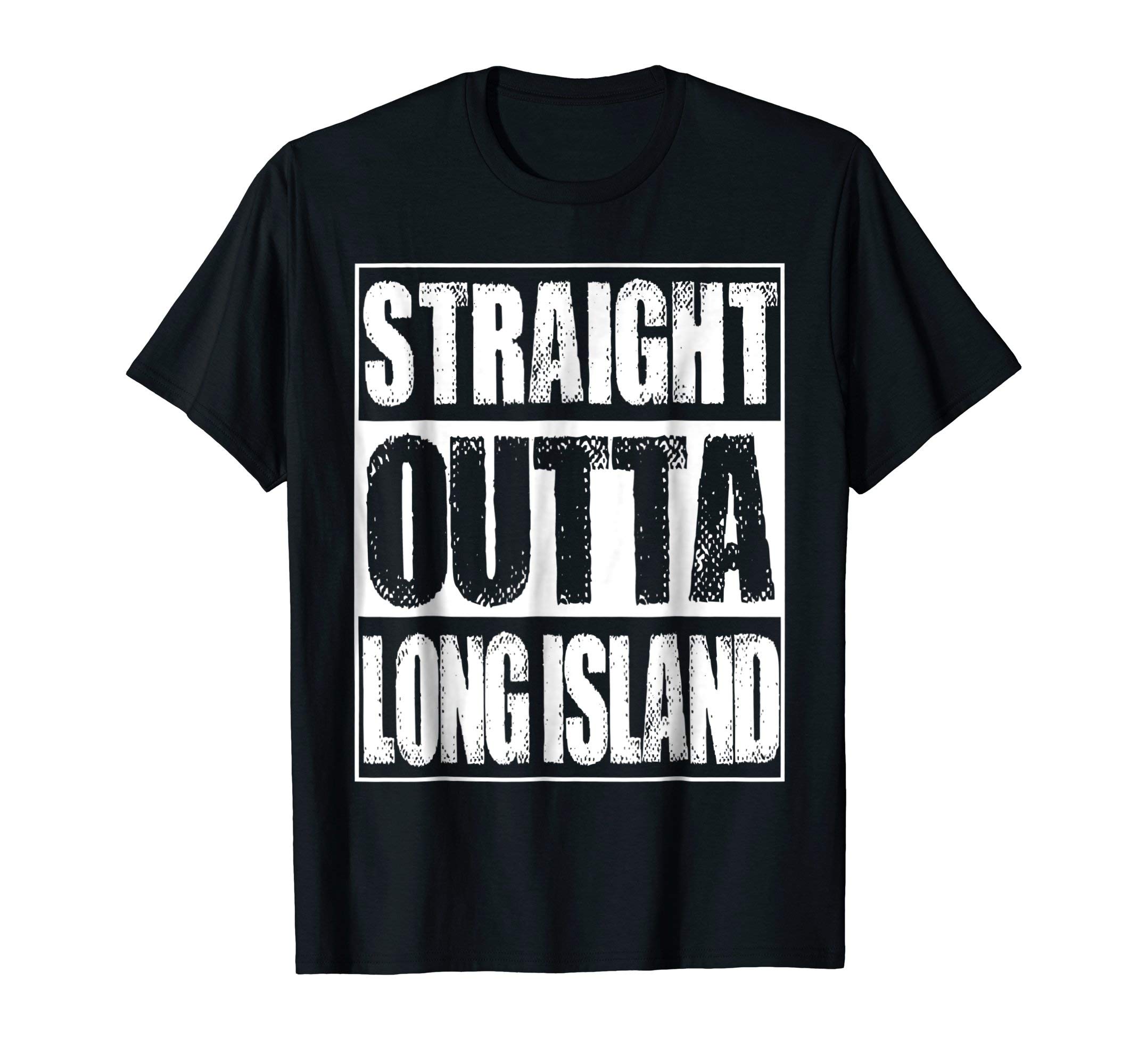 Vintage Straight Outta Long Island New York Gift T-Shirt