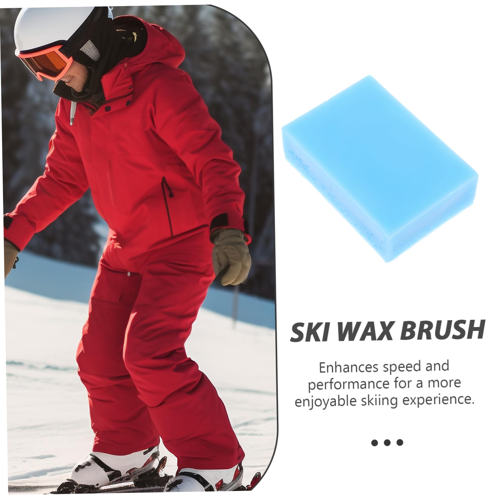 Yardwe 3 Pezzi di per Snowboard Detergente per per Skateboard per Sci Proteggere Snowboard Rotante Piastra Scorrevole per Pulizia per Pulizia Profonda