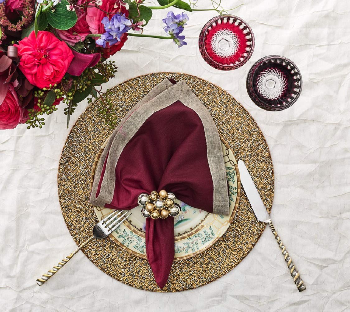 ナプキンリング Amazon｜ナプキンリング 12ピースクリスマスツリーナプキン