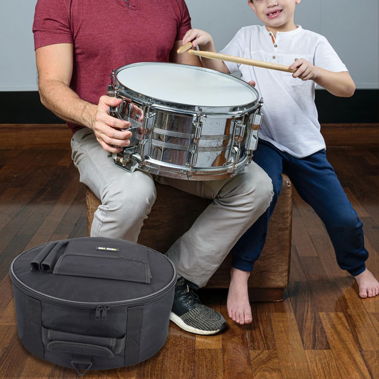 Snare Bag | Viaggio Portatile Impermeabile Tamburo, Strumento di | Protezione Tamburo Con Borsa, Organizzatore Strumenti Per Drums Snare da 13/14 pollici