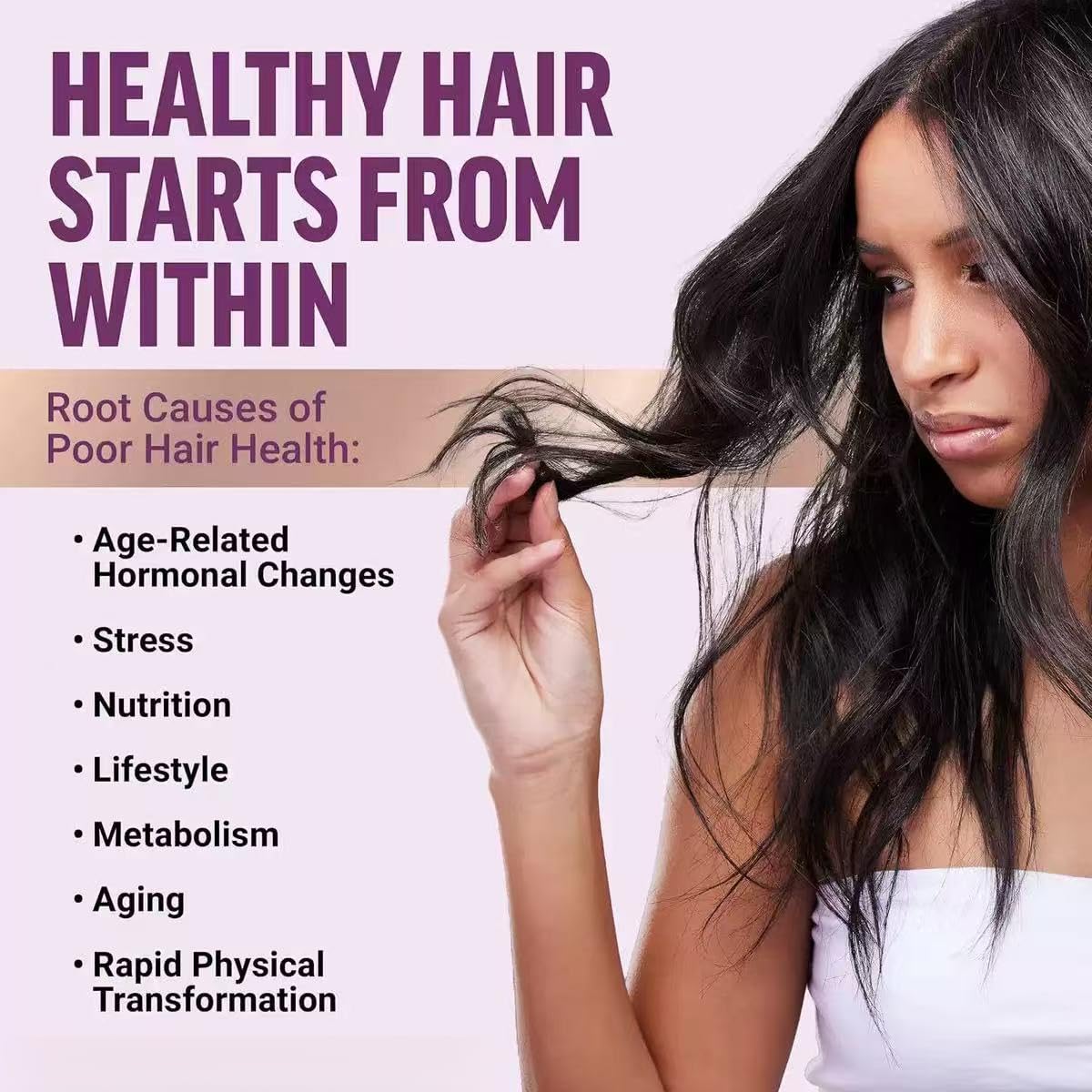 Vitamine per capelli per donne e uomini