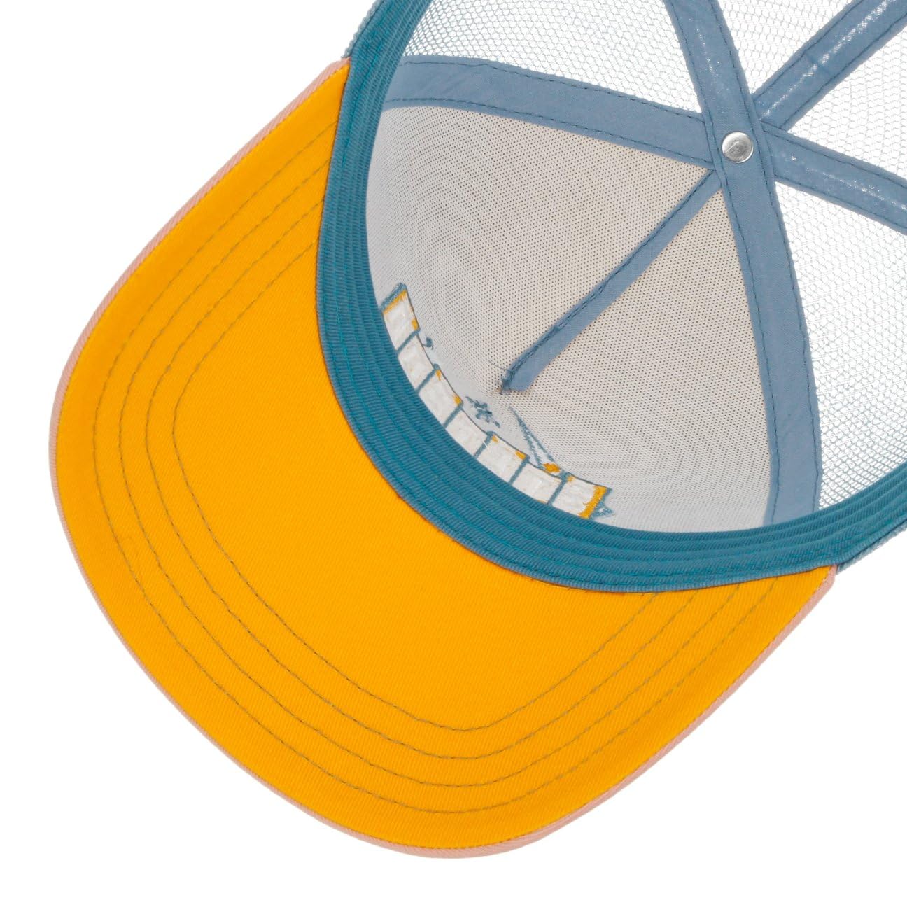 Stetson Casquette Trucker American Diner Femme/Homme - de Baseball Mesh Snapback, avec Visiere, Visiere Printemps-ete Printemps Ete