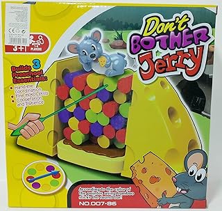 لعبة لوحة ماوس دونيت بوذير جيري، لعبة ممتعة عائلية، لعمر 3 سنوات فما لعبه للاطفال من الجنسين بلاستيك عالى الجوده اولاد وبنات