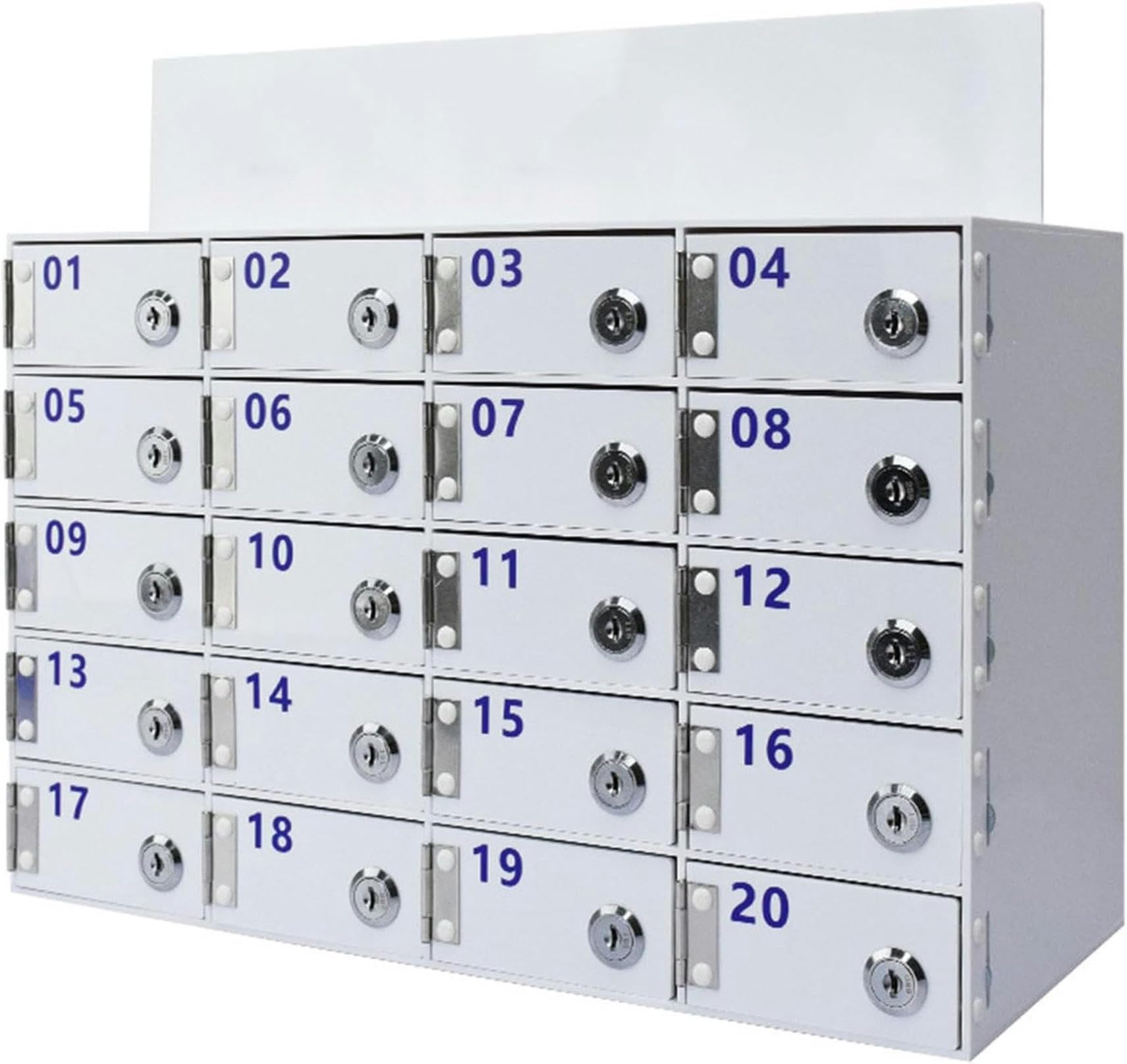 Gabinete de almacenamiento antirrobo para móviles con llave mural