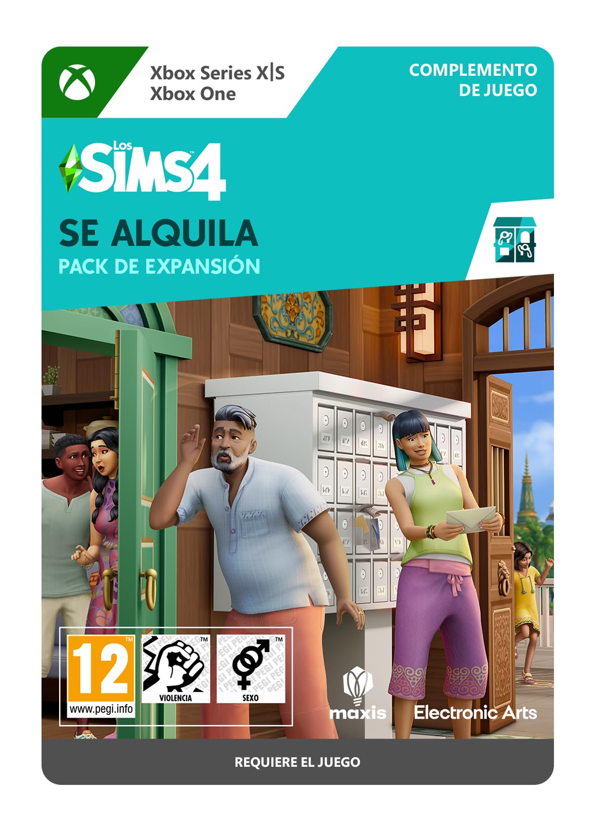 The Sims 4 : For Rent Expansion Pack | Xbox One/Series X|S - Codice de descarga