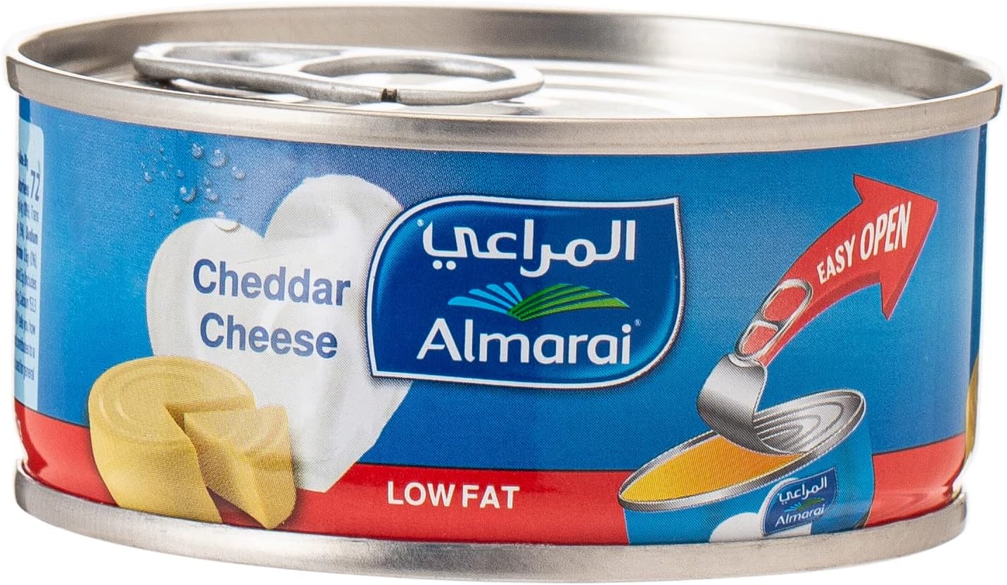 Almarai Low Fat Cheddar Cheese Tin, 113 g