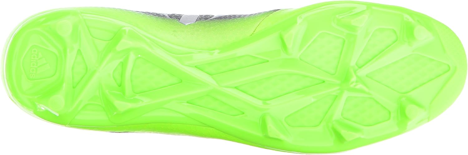 adidas Performance Men's Messi 16.3 Fg Soccer Shoe 12.5 Dark Grey/Metallic Silver/Neon Green