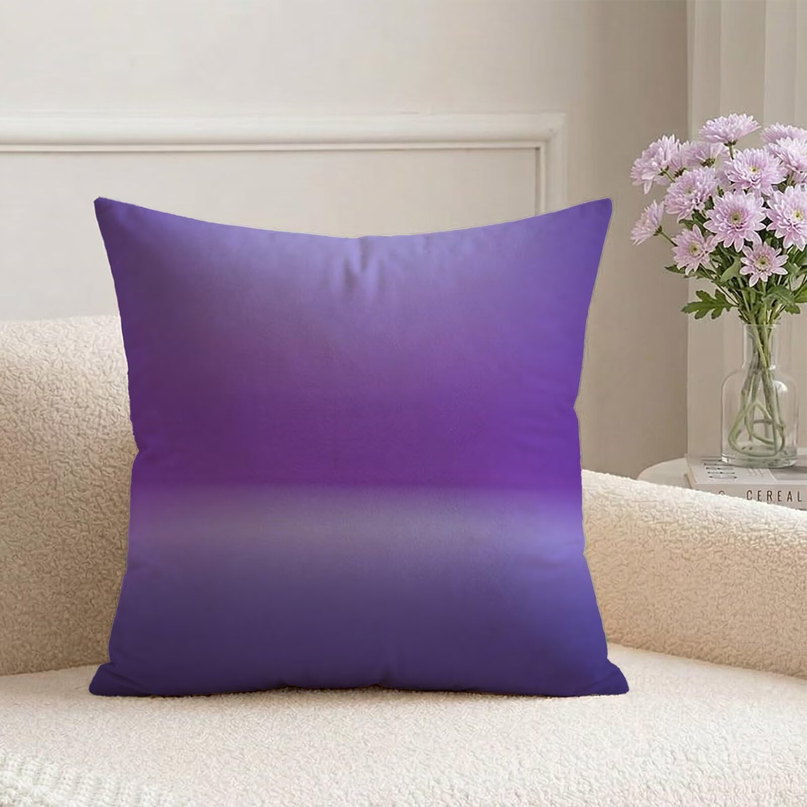 Housses de coussin 75x75 extérieur étanches pour sublimer votre salon de jardin violet