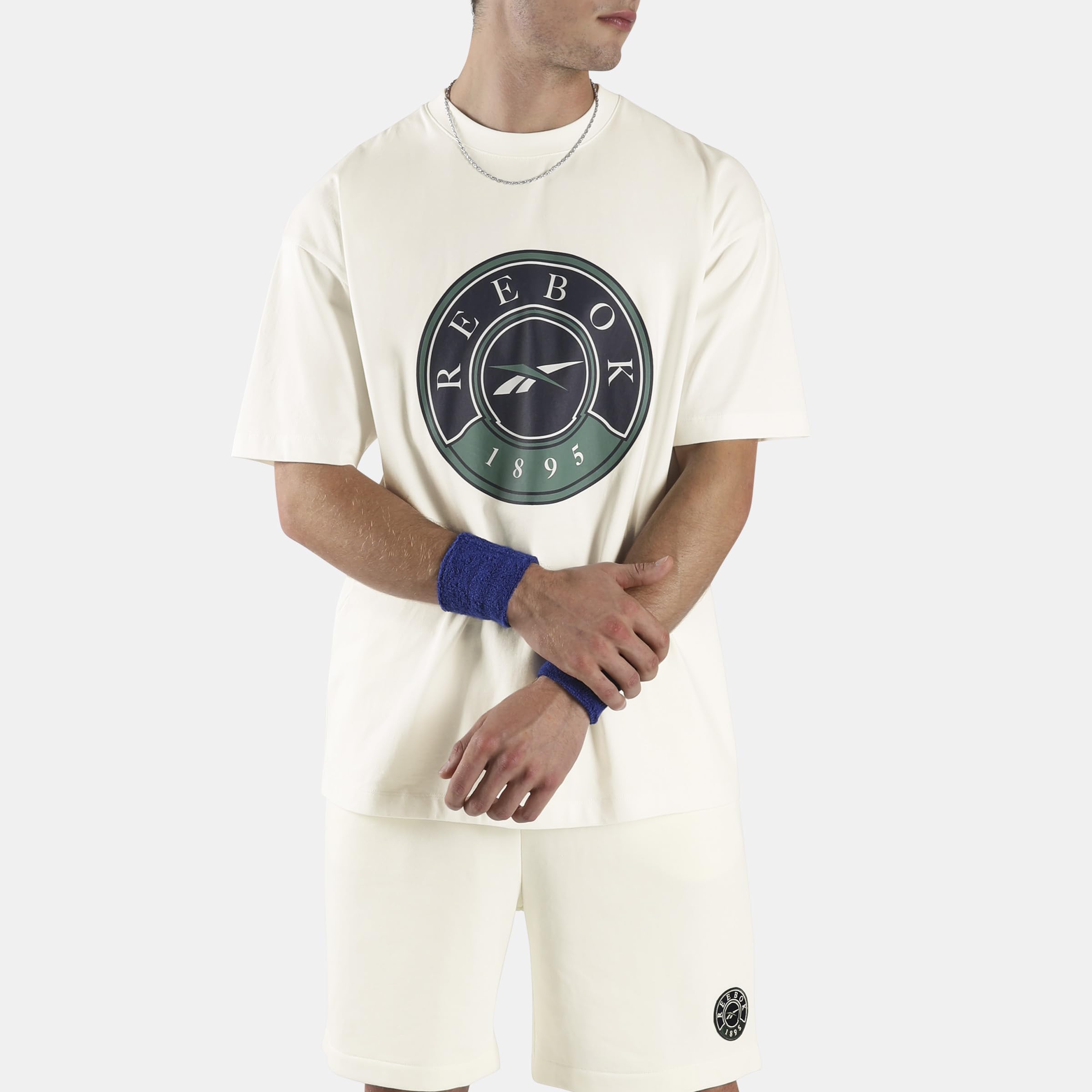 Reebok - Lawn Club T-Shirt, Man  Chalk Men's Large