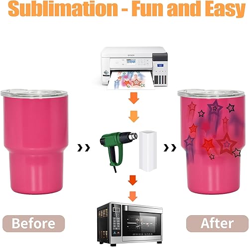 Miniatura 2 de Mini vaso de chupito de 3 onzas con popote y tapa, 12 vasos de chupito de sublimación, vasos de acero inoxidable en blanco, lindos vasos de chupito