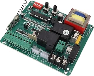 Door Opener, Control Board for Sliding Gate Motor, Remote Control Electric Door Motor Circuit Board with LED Indication