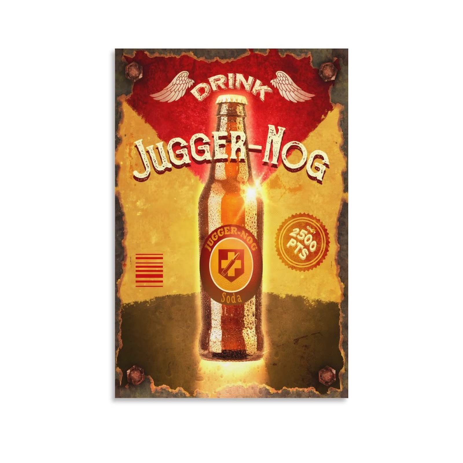 ALPTEC Juggernog Retro Poster Wall Art Poster Gifts Bedroom Prints Home Decor Hanging Picture Canvas Painting Posters 12x18inch(30x45cm)