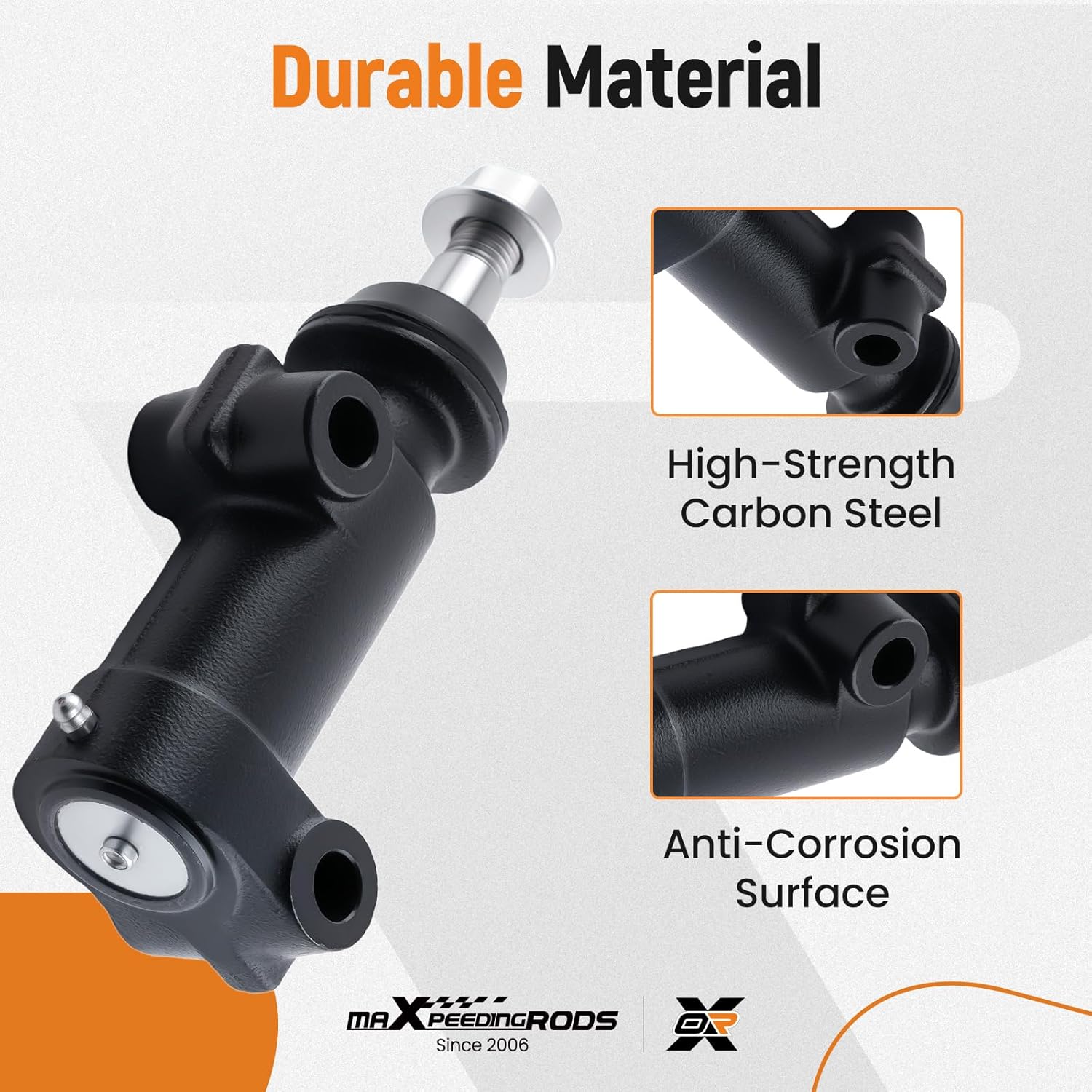 maXpeedingrods 3Pcs Front Steering Kit Pitman Arm Idler Arm & Bracket Pivot for Cadillac Escalade 2002-2006 Chevy Silverado GMC Sierra 1500 1999-2006, Suburban 1500 2500 2000-2006 Tahoe Avalanche