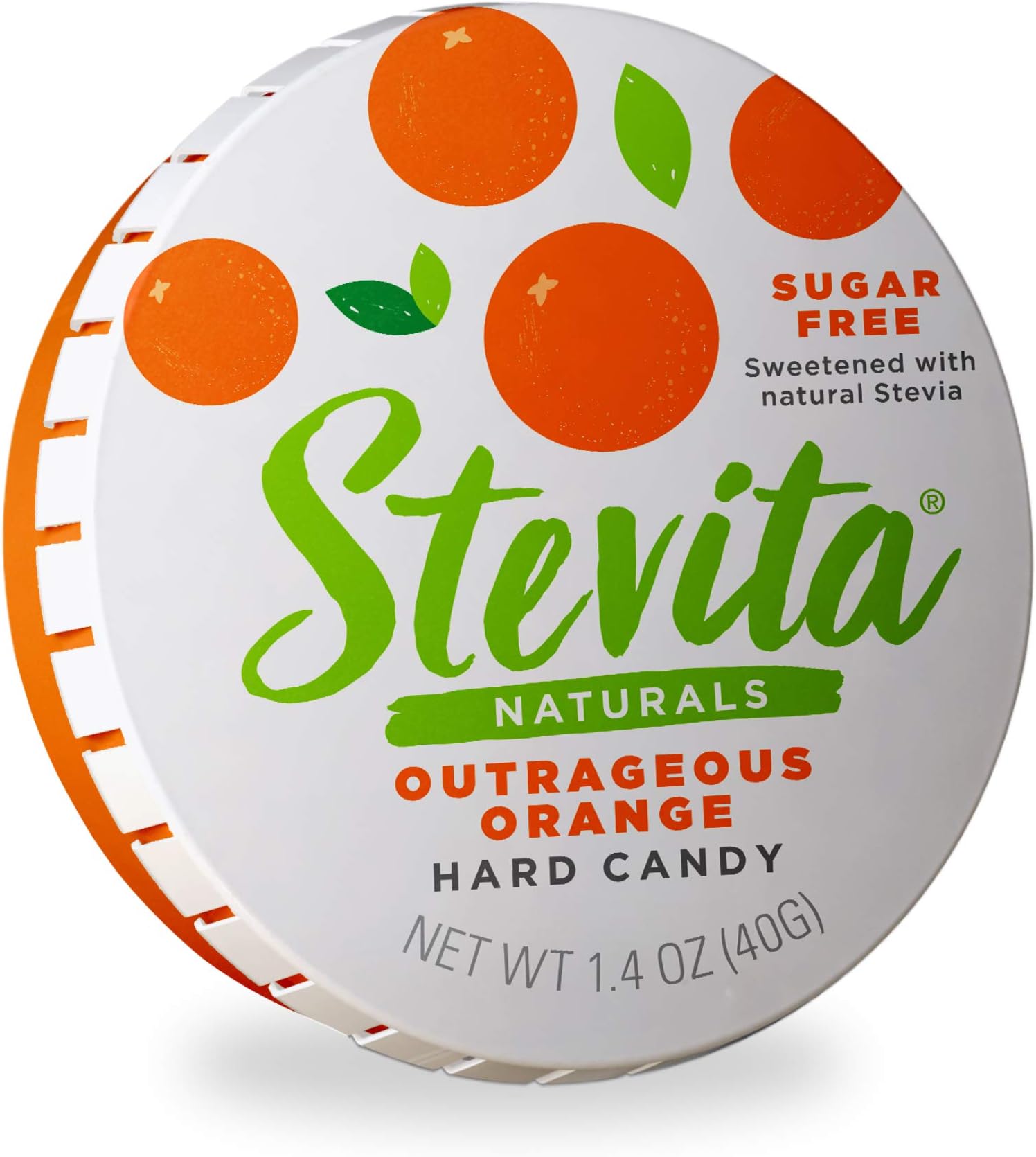 Stevita Stevia Sweet Candy Natural Orange Flavor 1.4 Oz