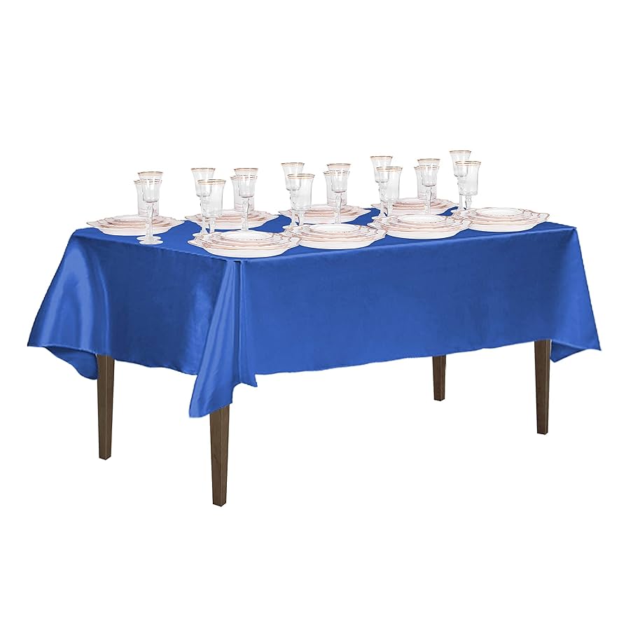   テーブルクロス 100%コットンサテン Amazon｜TURSTIN サテンテーブルクロス 4枚セット 102 x 58