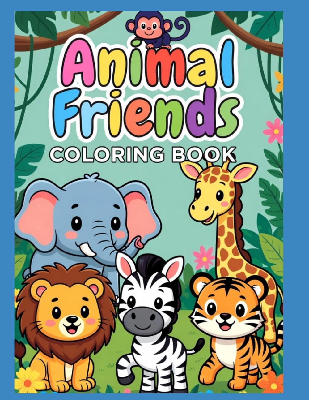 Animal Friends Coloring Book