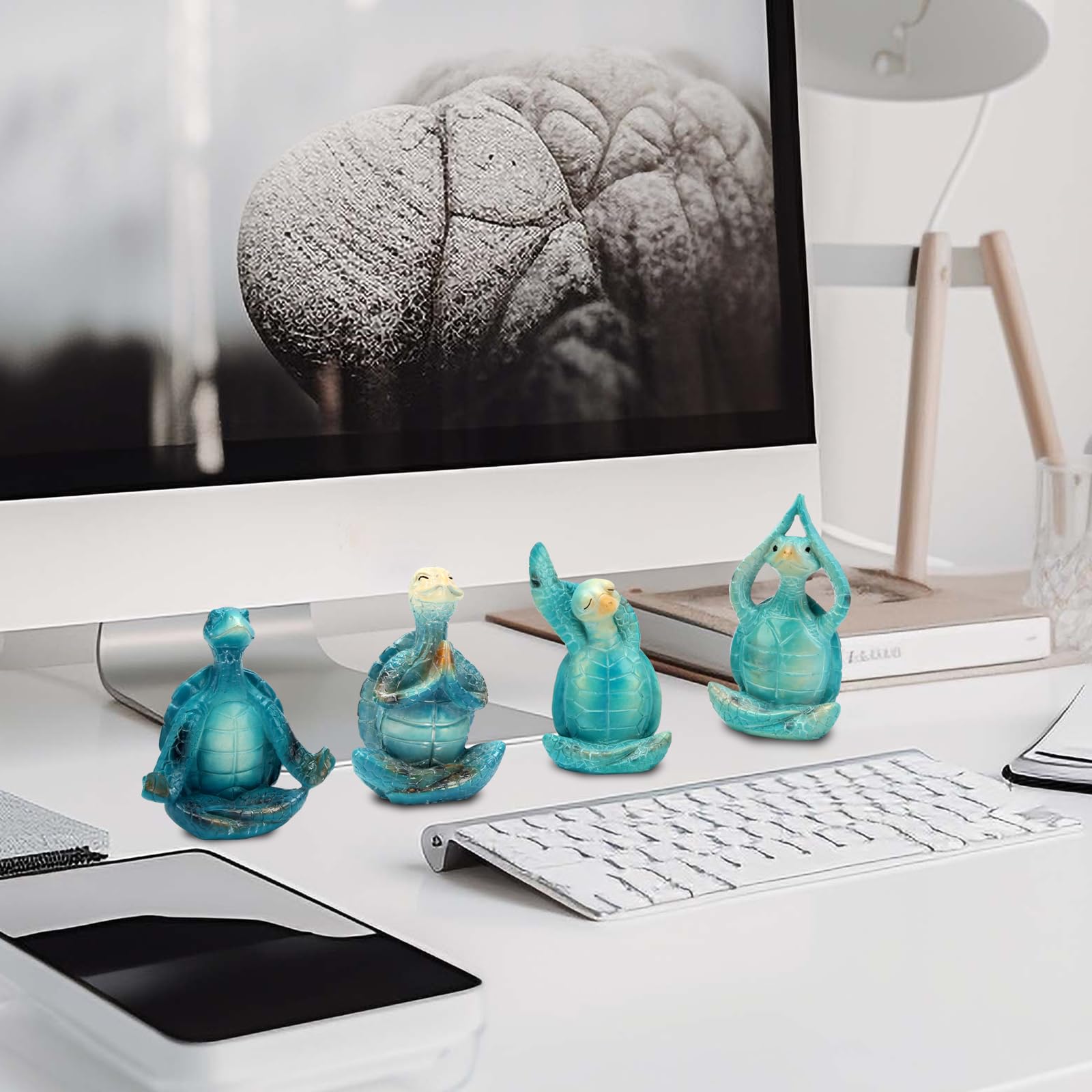 FIGURINE TORTUE DE Mer Sculpture Tortue De Mer Méditation Tortue Forme