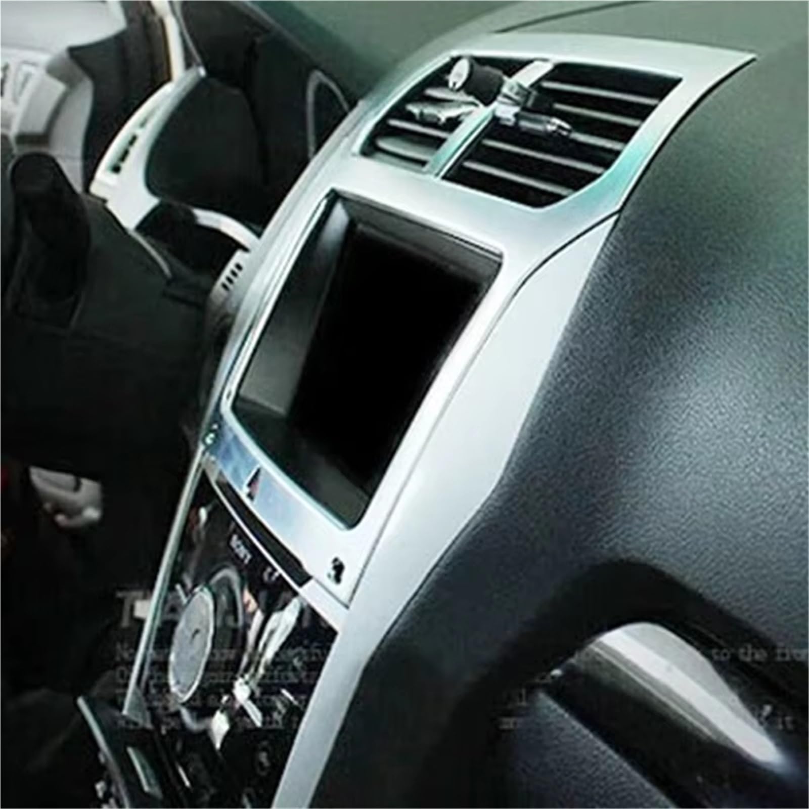 Rivestimento Centrale Compatibile Con Ford Per Explorer U502 2011-2019 Car Styling Console Centrale Di Navigazione GPS Cornice Decorativa Della Copertura Trim Adesivo