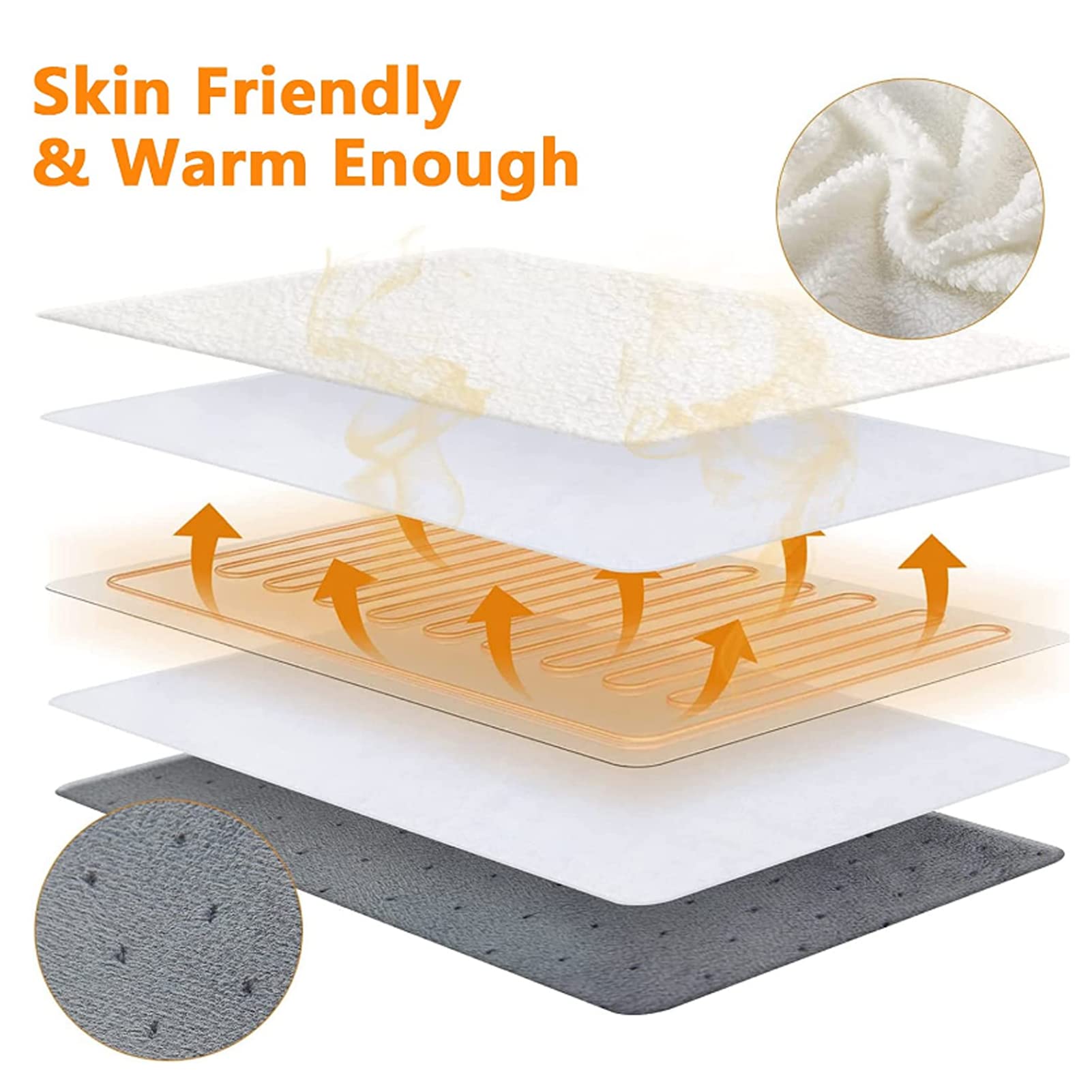 Calentador de pies eléctrico, Calentador de pies, Calentadores de pies con calefacción eléctrica for hombres y mujeres Botas de calentamiento de pies 6 Niveles de calor 4 Temporizadores con cuenta reg