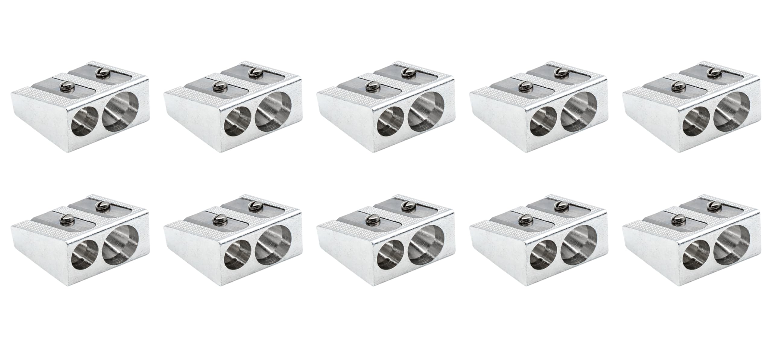 TSI 45448-A Double Sharpener Aluminium Pack of 10