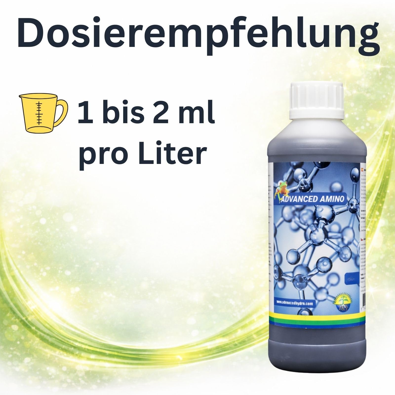 Weedness Advanced Hydroponics Amino 1 Liter - Grow Anbau Indoor Dünger Erde Flüssigdünger Organischer Bio