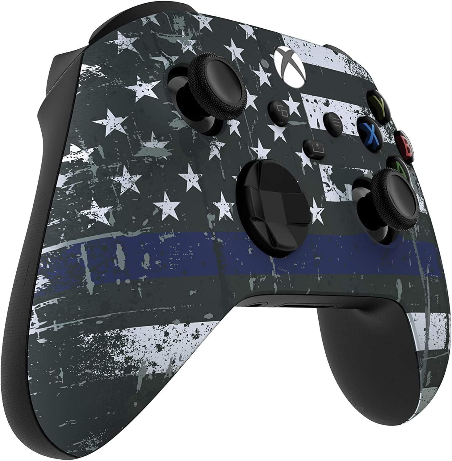 Custom Controllerzz Wireless Controller for Microsoft Xbox Series X/S & Xbox One - Custom Soft Touch Feel - Custom Xbox Series X/S Controller (X/S Blue Line) 3 71RsHuofPSL. AC SL1496