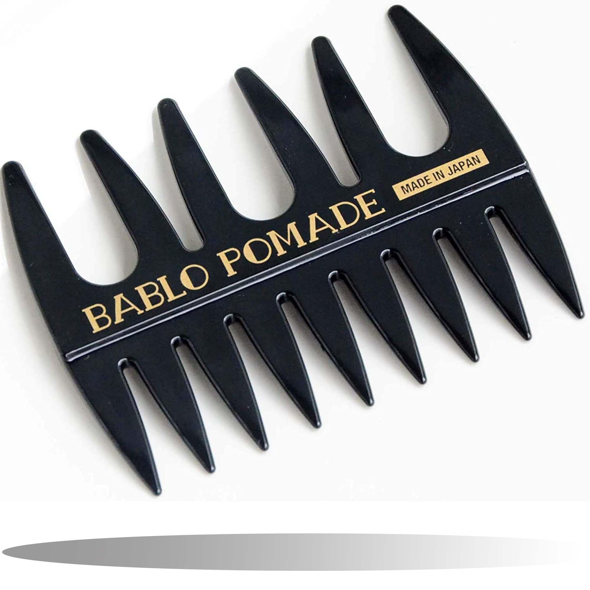 BABLO POMADE Mesh Comb for Men, Coarse Rough Hair, Barber Comb : Beauty
