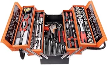 Tool Kit, Socket Wrench, Tool Set, Home Tool Set, DIY Set, Work Tool Set 85 Pieces, Tool Box, Tool Set, Furniture Assembly, Home Maintenance, Repair Tool Set, Home Use, Tool Set