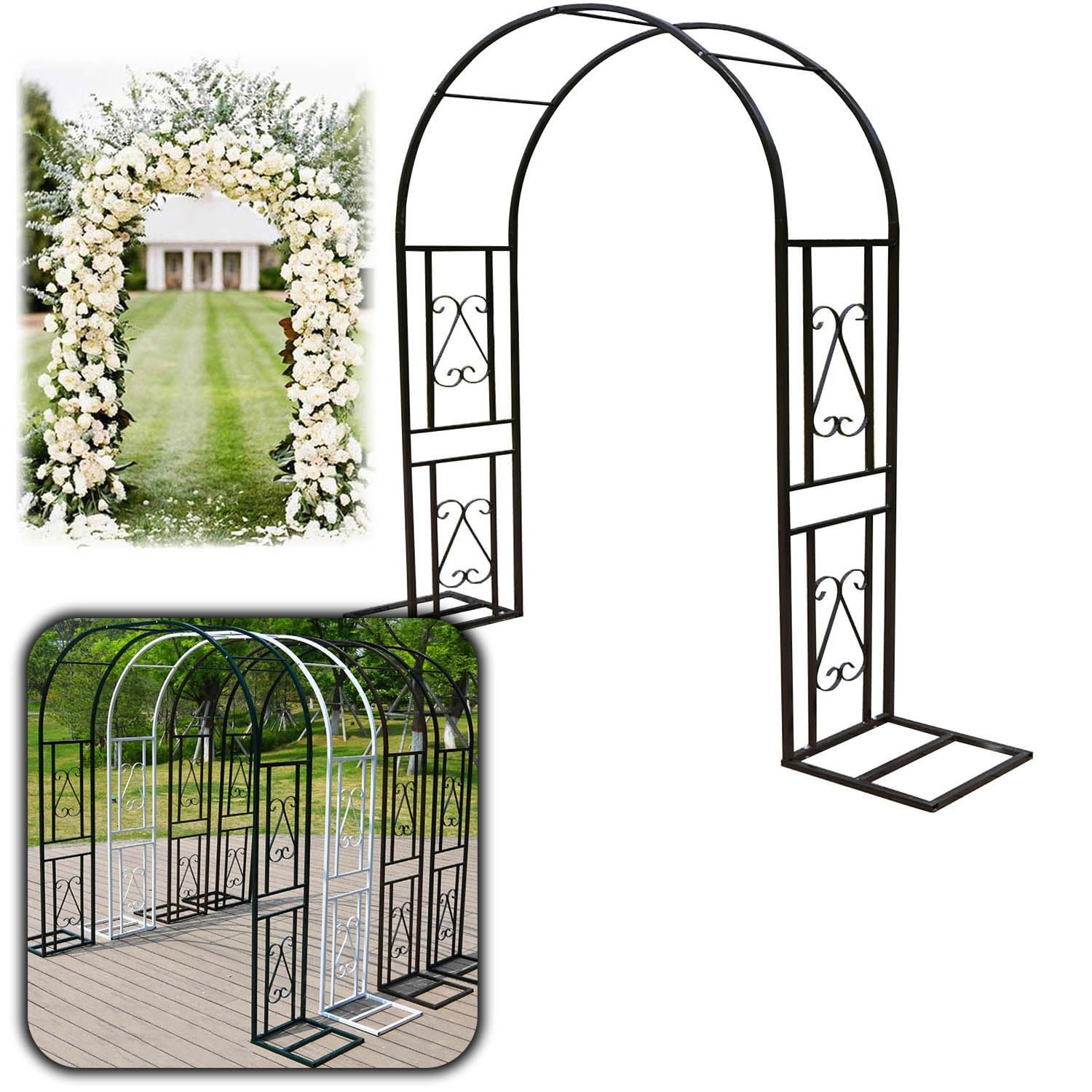 Arche en Treillis Bronze pour Sublimer votre Terrasse et Allée de Jardin