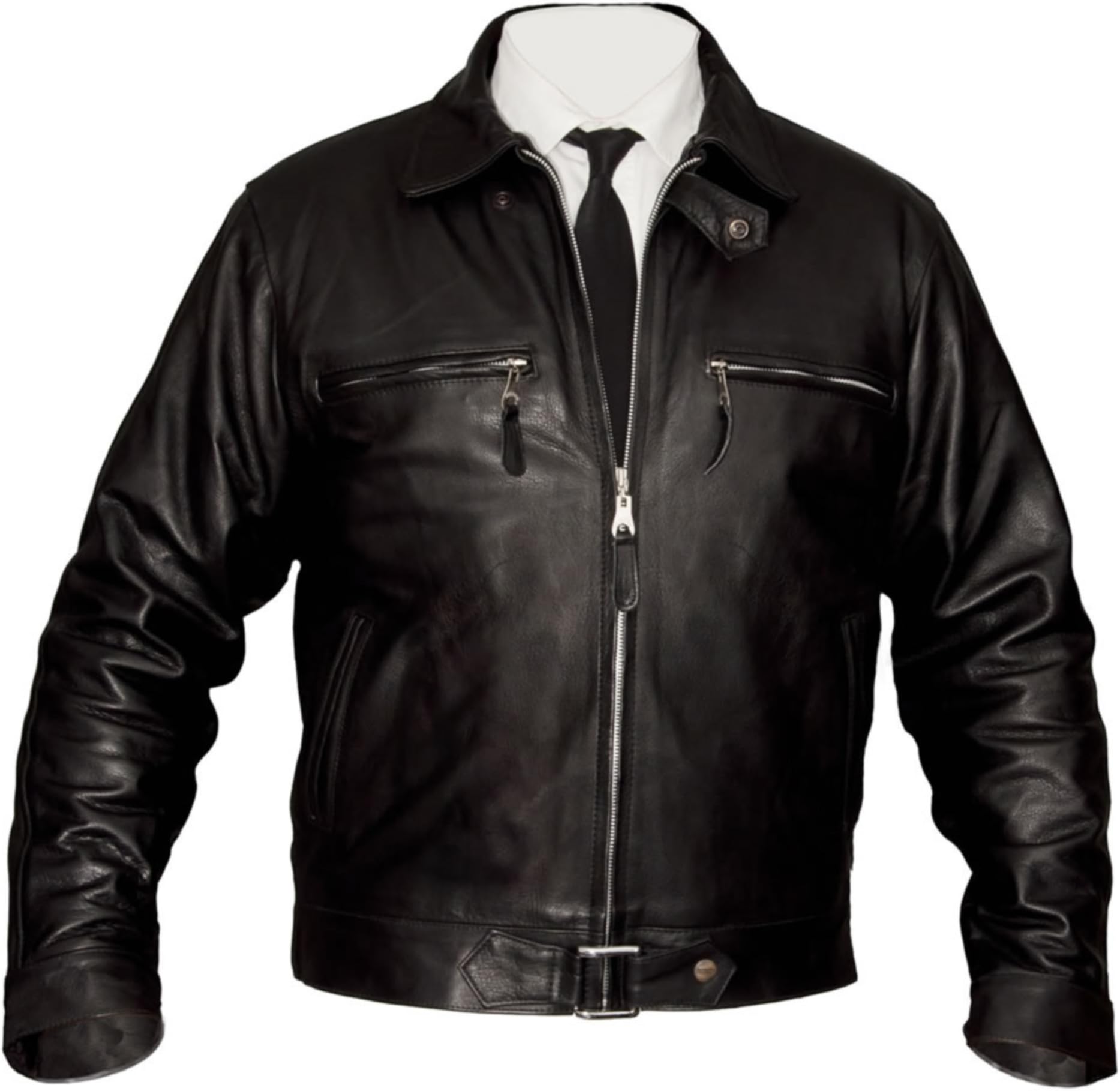 Noble House Luftwaffe BF-109 Fighter Pilot Leather Jacket, Steerhide Flightjacket