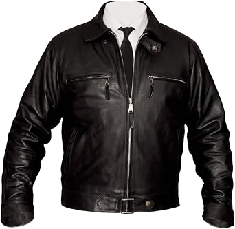 Noble House Luftwaffe BF-109 Fighter Pilot Leather Jacket, Steerhide Flightjacket