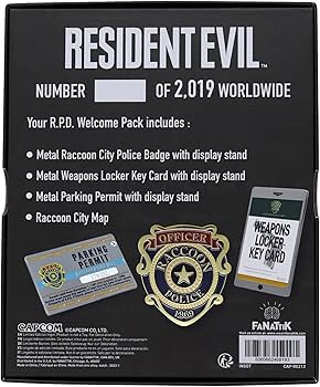 バイオハザード RE2 R.P.D. ウェルカムパック メタル レプリカ セット バイオハザード RE2 R.P.D. ウェルカムパック メタル レプリカ