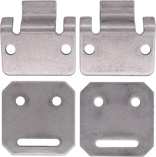 XtremeAmazing Placa de bisagra inferior del asiento del carrito de golf para coche de club DS Gaseléctrico de 1979 en adelante 1011652 1012412 juego